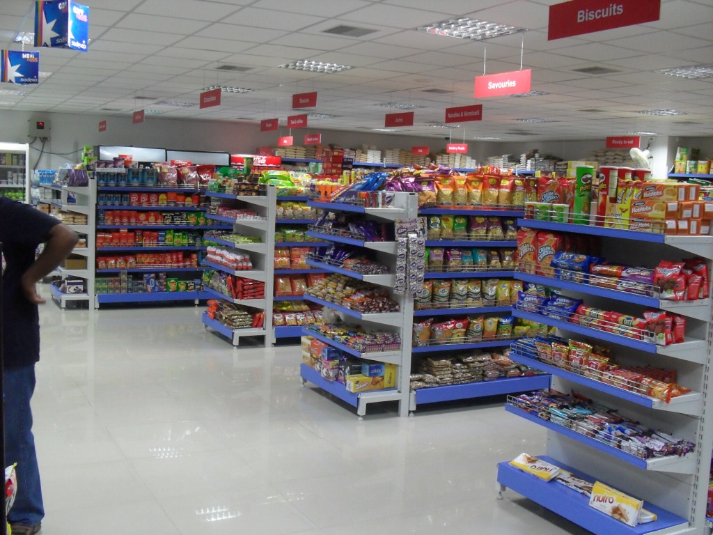Store after complete racking setup